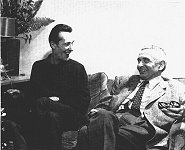 Ph.Lavastine et R.Barjavel (photo du livre de M.Random, Ed. Denol)
